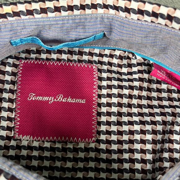 Men’s Tommy Bahama XL multicolor seersucker Plaid Long-Sleeve  Shirt – Exc - Picture 3 of 12